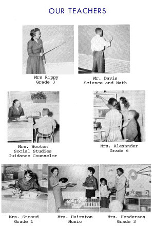 Various Billingsville teachers in 1960