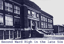 Second Ward High in the late 1950s