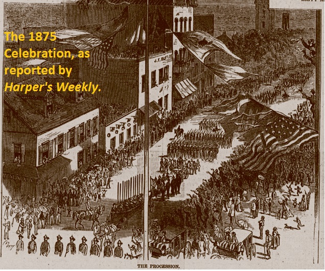 Centennial Celebration shown in Harper's Weekly