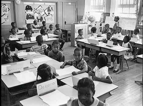 Elementary school classroom, 1969