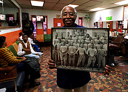 A. D. Neal, the first quarterback of the West Charlotte Lions