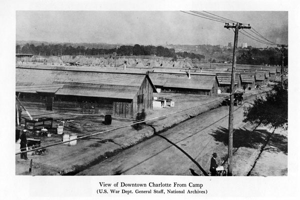 View of Charlotte from Camp Greene