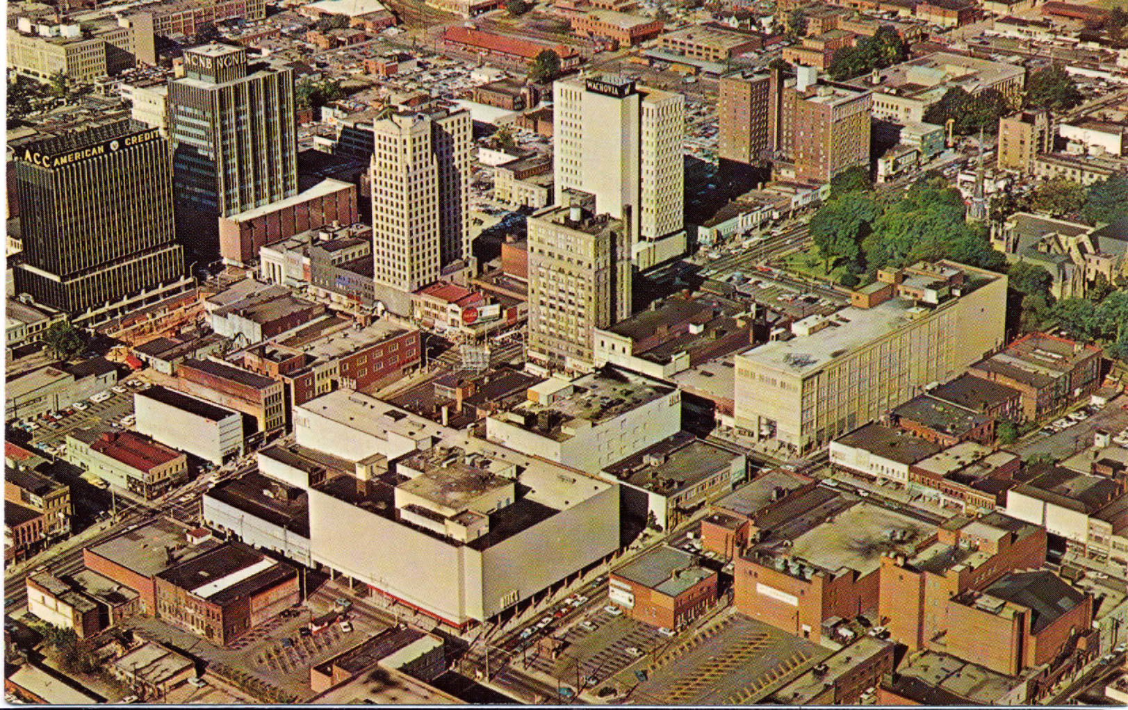 Aerial View of Uptown, 1966