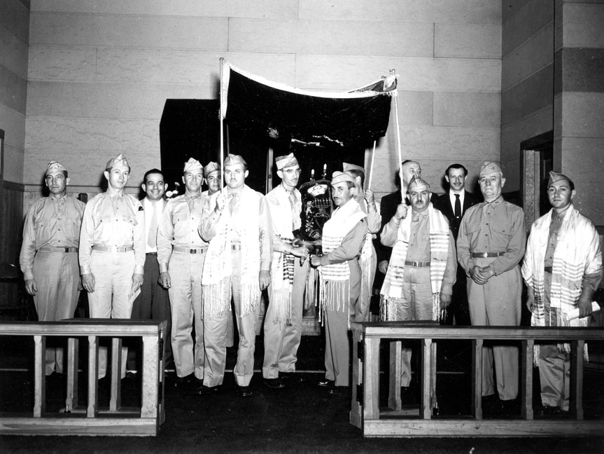 "Jewish Ceremony, Camp Butner, N.C."