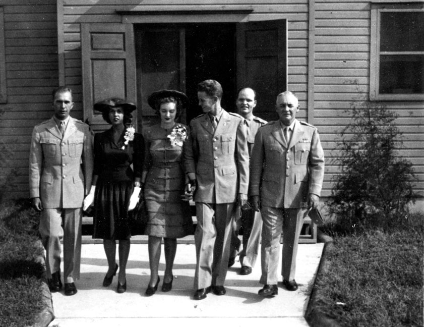 "Wedding Party - Camp Butner, N.C., Sept. 1943" 