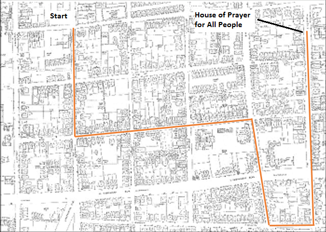 Daddy Grace Parade Route, 9/13/1959