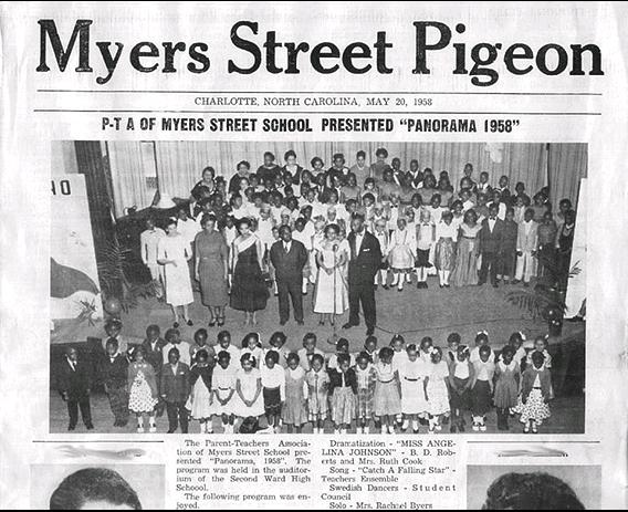 School newspaper, "Myers Street Pigeon"