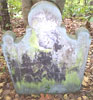 Damaged headstone Damaged headstone
