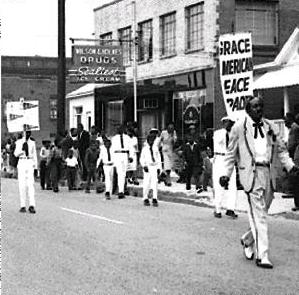 Scenes from Daddy Grace parade, 9/13/1959