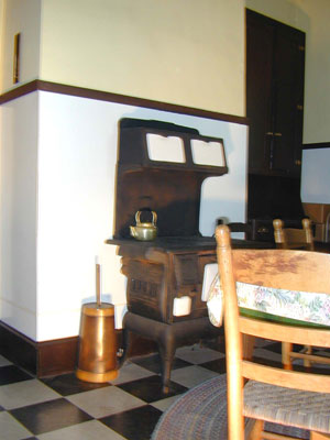 Kitchen wall, looking southeast