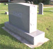 New headstone
