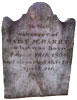 Early Mecklenburg Headstone Early Mecklenburg Headstone