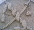 Examples of sculpture, carving and insignia Examples of sculpture, carving and insignia