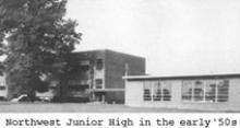 Northwest Junior High in the early 1950s