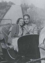 Earl and Thelma Colston at Coney Island for their honeymoon, 1937. THELMA M. COLSTON.