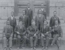 Class of 1894, Biddle University. JCSU ARCHIVES.