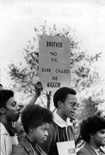 Johnson C. Smith students protest Vietnam War