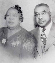 Henry and Mariah Houston, c. 1940. Mr. Houston was the founder and publisher of the Charlotte Post. EVA C. HOUSTON.