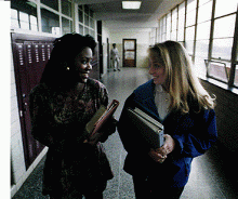 Students at West Charlotte High School