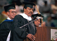 George Butler receives honorary degree from UNC Charlotte