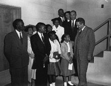Thurgood Marshall speaks in Charlotte with local NAACP leaders