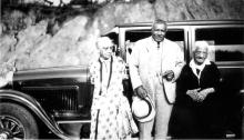 Mary Schenck, John Winfield Schenck and Polina Schenck, c. 1920. THELMA M. COLSTON