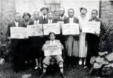 The Afro-American newspaper carriers, 1933
