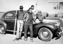 Sam McCullough and friends in Brooklyn neighborhood, c. 1935. FRANKLIN COLEY.