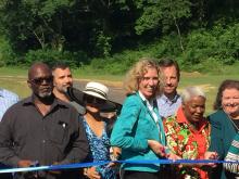 Ribbon-Cutting, Cordelia Park, Greenway