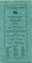 Thanksgiving menu, back cover