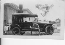 "Paul Monty, Charlotte, N.C., 1918" - on back of photo
