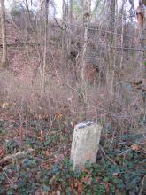 Stone in Oak Grove Baptist Cemetery