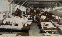 Turning The Mess Hall Into Sleeping Quarters