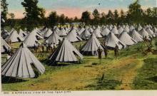 A Bird's Eye View of The Tent City.