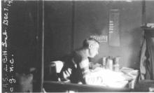 "P. A. S. in Base Hospital Lab"