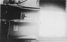 Desk with photos