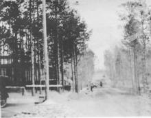 Snowy image of Camp Greene, NC