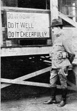 Motivational Sign, Camp Greene, NC