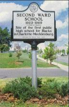 Second Ward High School Site Marker