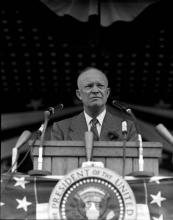 President Eisenhower in Charlotte, 1954