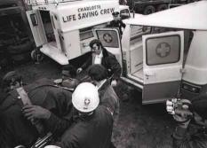 Rescue workers, 1974