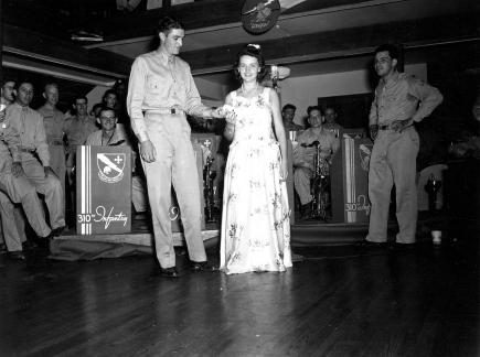 "Dance of 310th Infantry, 78th Div., Camp Butner, N.C."