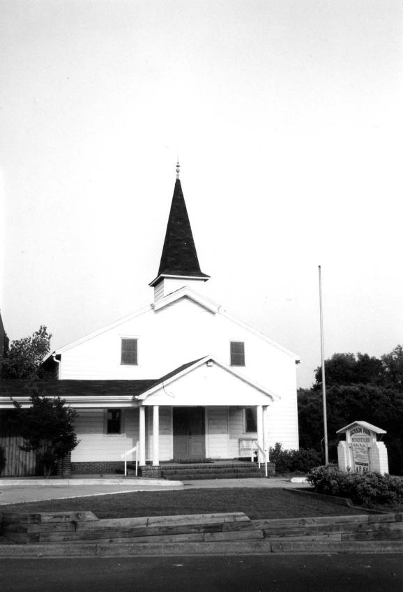 The former Morris Field Chapel, on Airport Dr., photographed July 2000