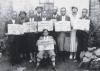 The Afro American Newspaper Carriers The Afro-American newspaper carriers, 1933. Seated: Ray A. Booton. Standing, left to right: Eddie Spears, Edna Cathey, David Smith, William Cathey, Gerson Stroud, Addison Yongue, John Spears, Mrs. Martha Yongue Johnson, Reginald Wright. LAURA M. BOOTON.