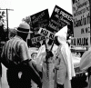 KKK pickets Visulite Theater, Charlotte, NC