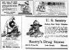 Advertisements aimed at Camp Greene soldiers